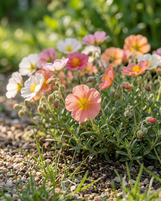 Rock Rose Seeds Helianthemum Mutabile Perennial Mixed Colors