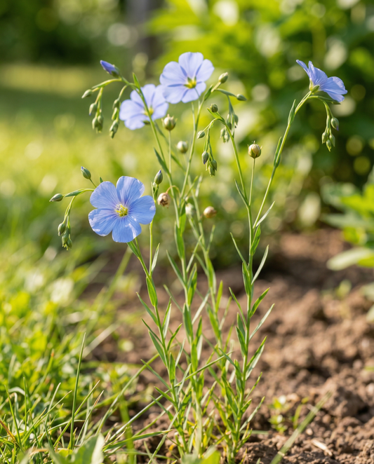 Blue Flax Seeds Linum Perenne Perennial Flower