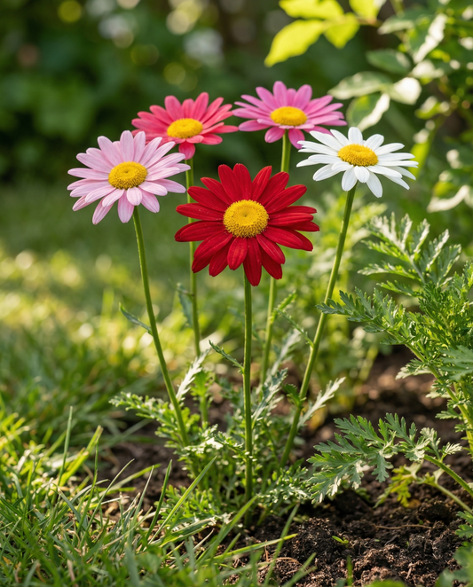 Pyrethrum Seeds Tanacetum Coccineum Perennial Robinsons Giants Mix