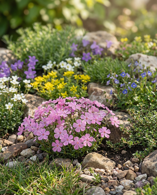 Rockgarden Flowers Seeds Perennial Mix Low Growing Varieties