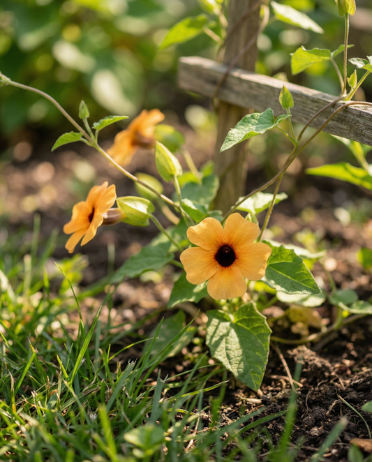 Black Eyed Susan Seeds Thunbergia Alata Perennial Climber