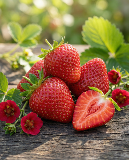 Strawberry Ruby Ann F1 Seeds Fragaria Ananassa Perennial