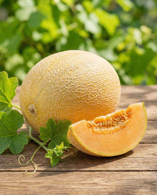 Melon Orange Pineapple Seeds Cucumis Melo Annual Variety