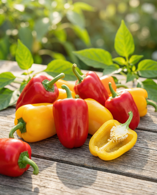 Baby Sweet Pepper Seeds Capsicum Annuum Annual Tinkerbell F1 Mix