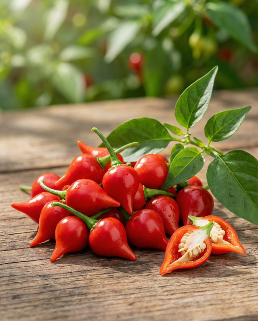 Pepper Biquinho Seeds Capsicum Chinense Annual
