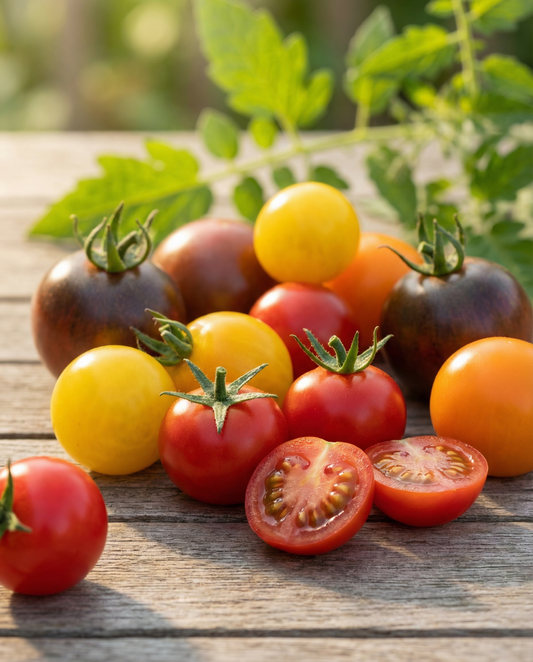 Cherry Tomato Seeds Solanum Lycopersicum Annual Mix 4 Varieties