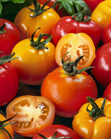Tomatfrø Mixed Colours Mix (Solanum lycopersicum) – ettårig grønnsak
