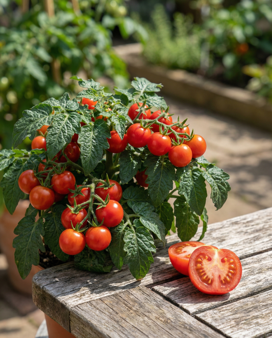 Tiny Tim Tomato Seeds Solanum Lycopersicum Annual Cherry Variety