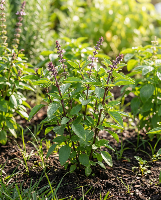 Cinnamon Basil Seeds Ocimum Basilicum Annual Herb