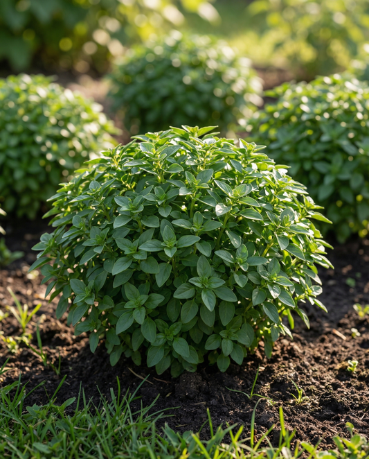 Pot Basil Seeds Ocimum Basilicum Bascuro Dark Green Annual Herb