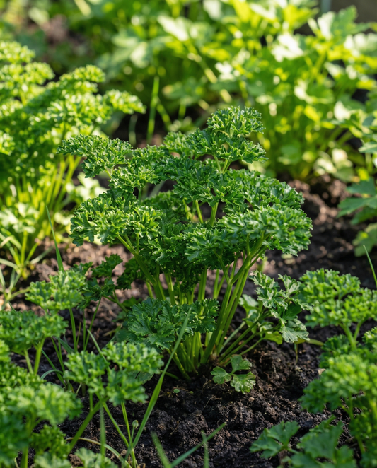 Curled Parsley Seeds Petroselinum Crispum Biennial