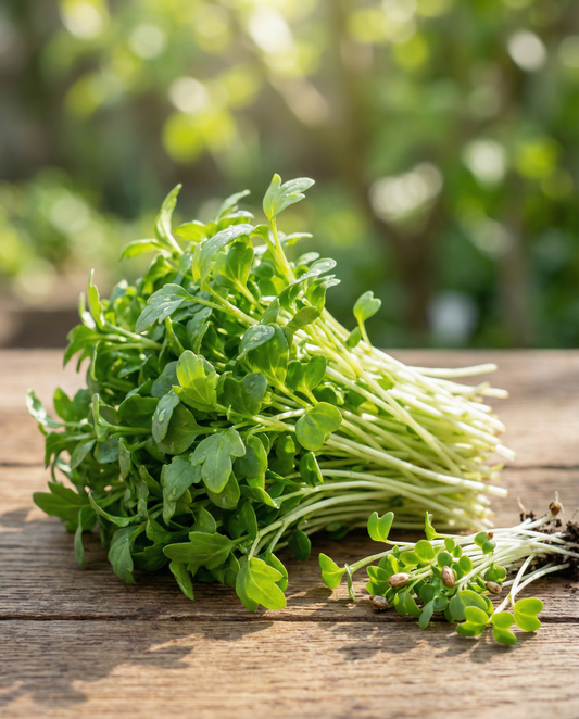 Cress Seeds Lepidium Sativum Annual Vegetable Leaf Crop