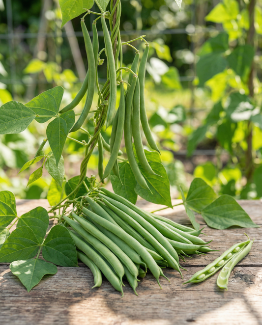 Pole Beans Seeds Overvloed Phaseolus Vulgaris Annual 25g