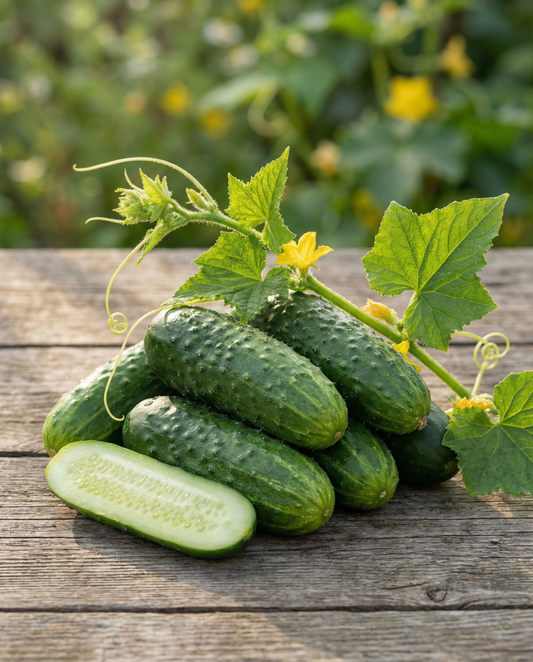 Gherkin Seeds National Parisian Pickling Cucumis Sativus Annual