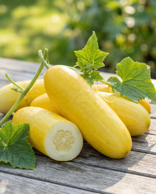 Cucumber Gele Tros Seeds Cucumis Sativus Annual Heirloom Variety