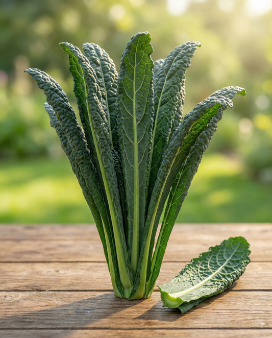 Black Leaf Kale Seeds Nero Di Toscana Brassica Oleracea Annual