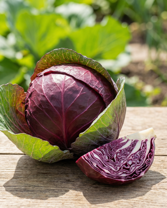 Cabbage Roodkop Seeds Brassica Oleracea Annual Variety