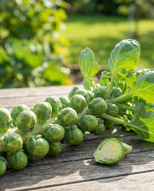 Brussels Sprouts Seeds Cryptus F1 Brassica Oleracea Annual Variety