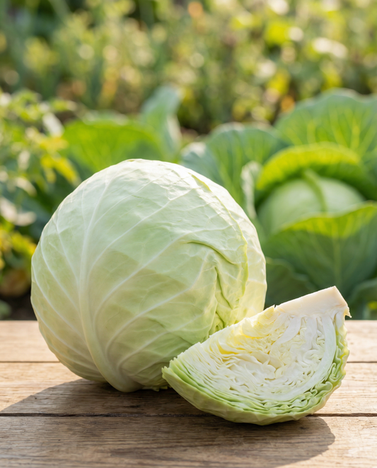 White Cabbage Seeds Langedijker Bewaar Brassica Oleracea Annual