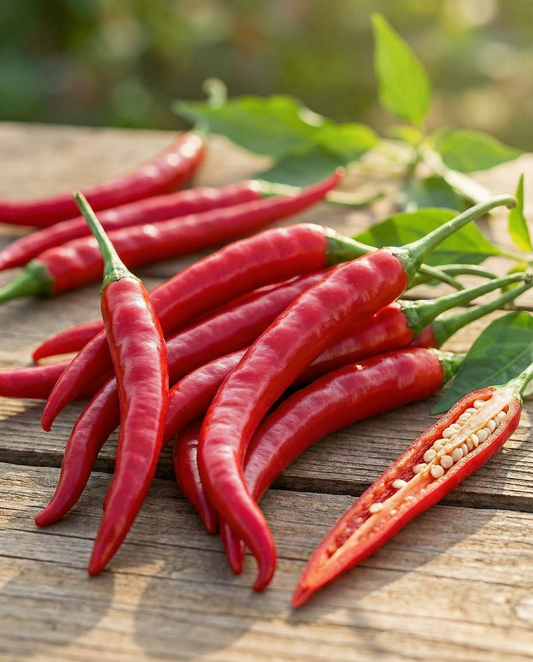 Cayenne Pepper Seeds Capsicum Annuum Annual Long Slim Red