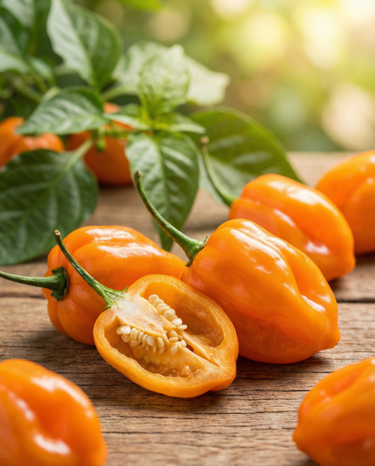 Pepper Habanero Orange Seeds Capsicum Chinense Annual