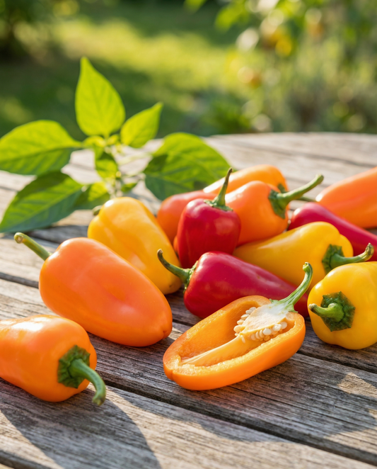 Sweet Snacking Pepper Seeds Capsicum Annuum Annual Mix
