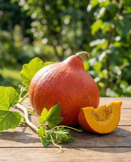 Pumpkin Uchiki Kuri Red Kuri Seeds Cucurbita Maxima Annual