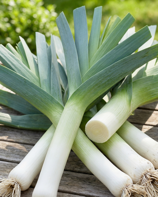 Leek Bulgarian Giant Seeds Allium Porrum Annual Variety