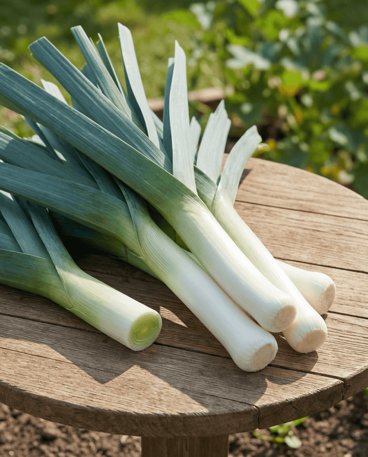 Leek Seeds Blue Green Autumn Allium Porrum Annual Variety