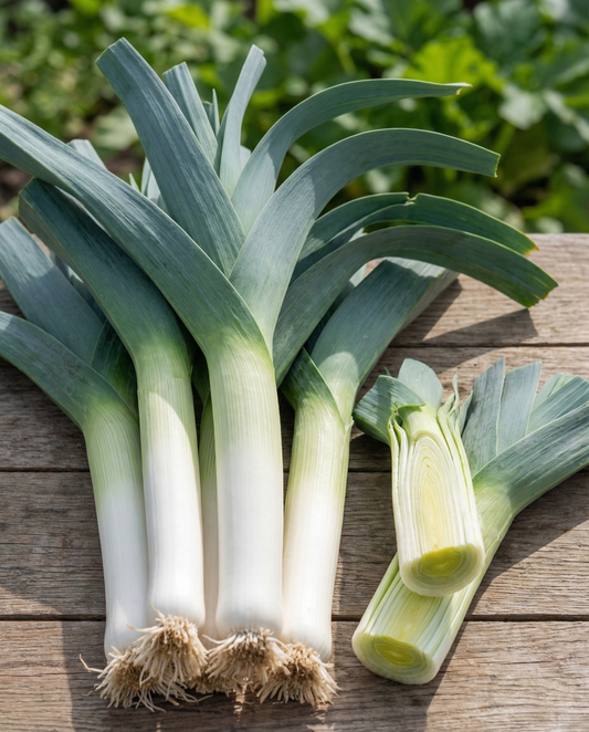 Leek Seeds Bluegreen Winter Allium Porrum Annual Vegetable