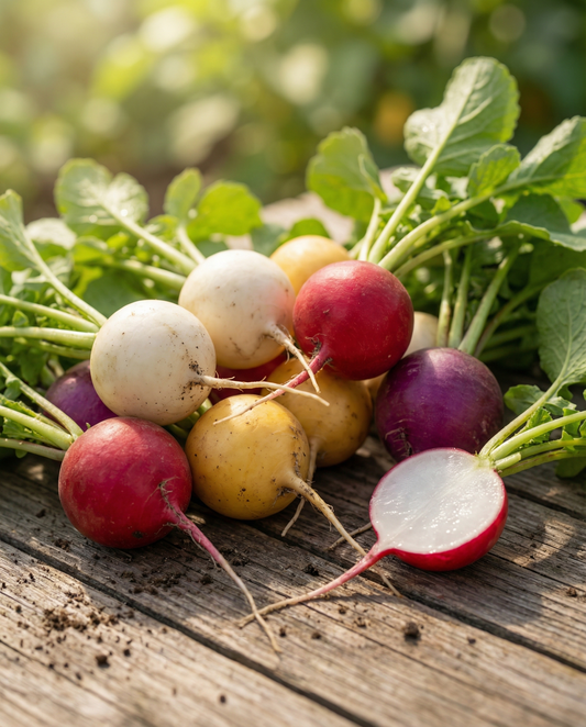 Radish Seeds Raphanus Sativus Round Mix Annual Variety