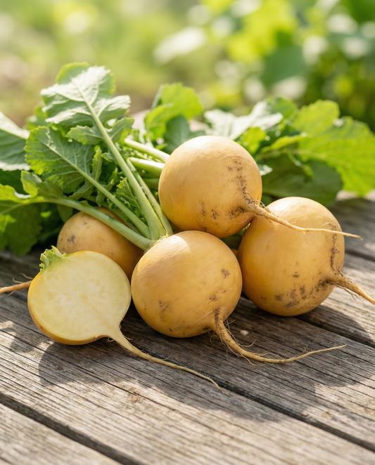 Garden Turnip Seeds Brassica Rapa Goldana Annual Variety