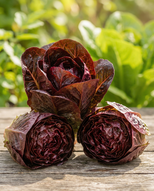 Cos Lettuce Seeds Moonred Lactuca Sativa Annual