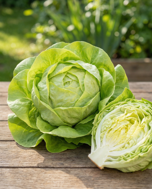 Butterhead Lettuce Seeds Lactuca Sativa Annual Grosse Blonde Paresseuse Heirloom