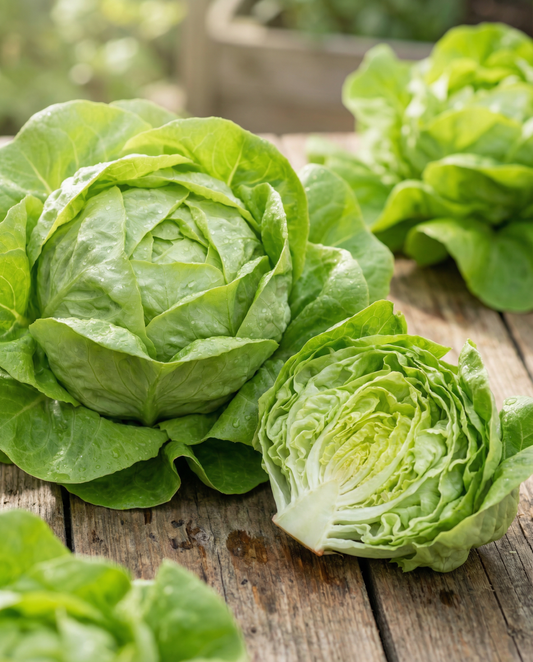 Butterhead Lettuce Seeds Lactuca Sativa Rhénania Annual Variety