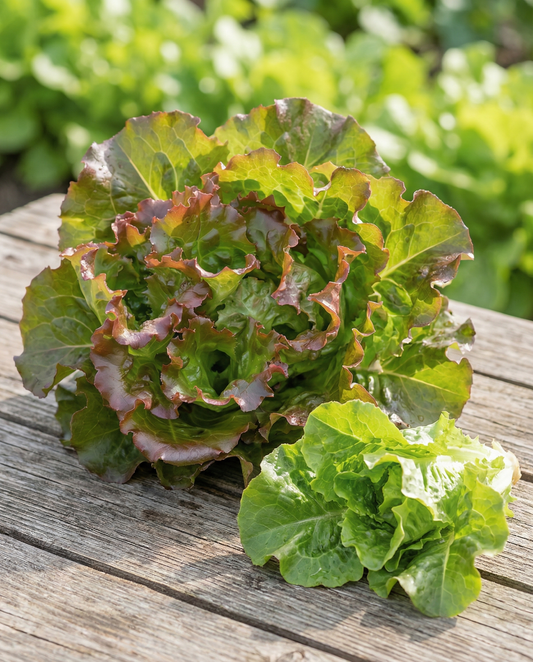 Leaf Lettuce Seeds Amerikaanse Roodrand Lactuca Sativa Annual