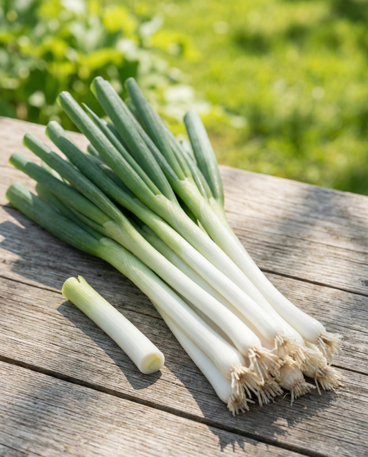 Spring Onion Seeds Long White Ishikura Allium Fistulosum Annual