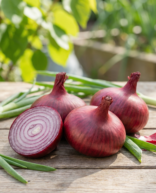 Noordhollandse Bloedrode Onion Seeds Allium Cepa Annual