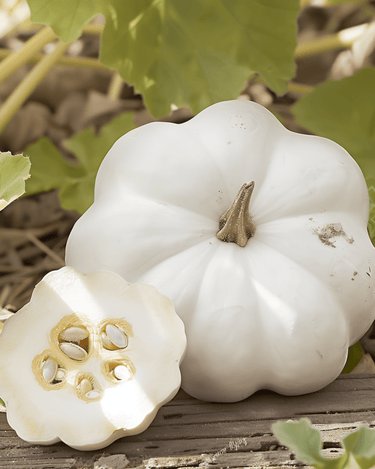 Patisson Squash Custard White Samen (Cucurbita pepo) – einjähriges Gemüse