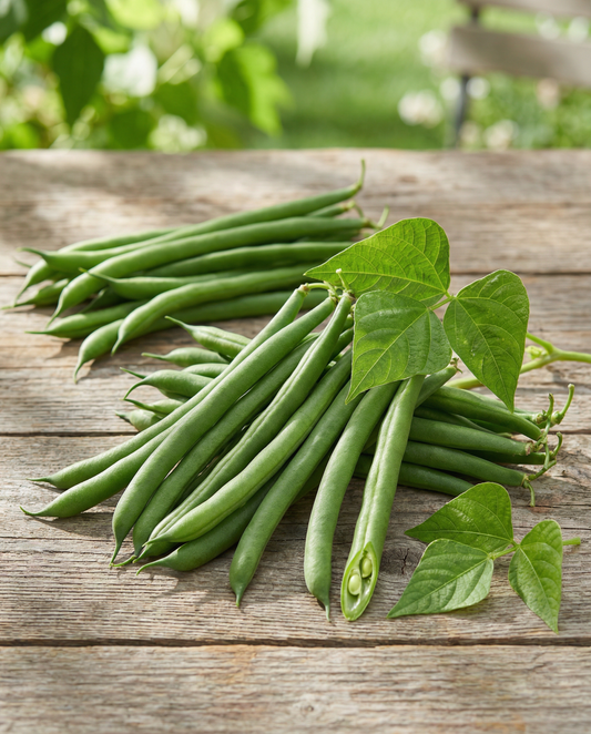 Dwarf French Bean Seeds Domino Phaseolus Vulgaris Annual 25g