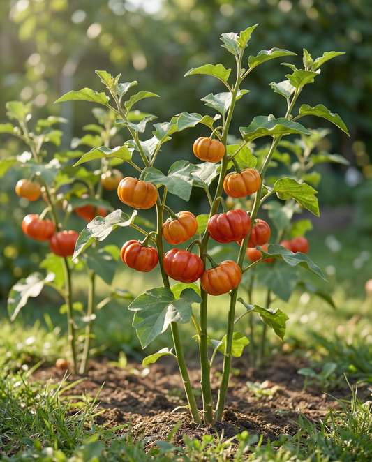 Pumpkin On A Stick Seeds Solanum Aethiopicum Annual