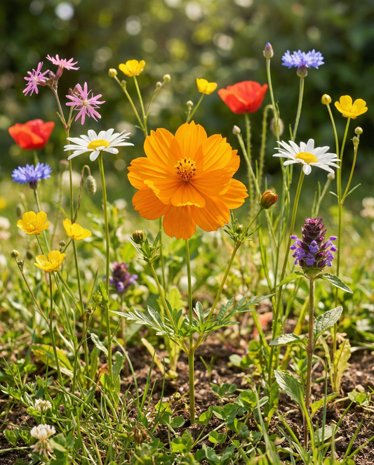 Wildflower Seeds Mix Annual Perennial 50g 25m2 Coverage