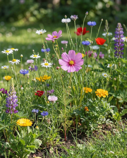 Wildflower Seeds Mix Annual Perennial 250g 125 M2 Coverage