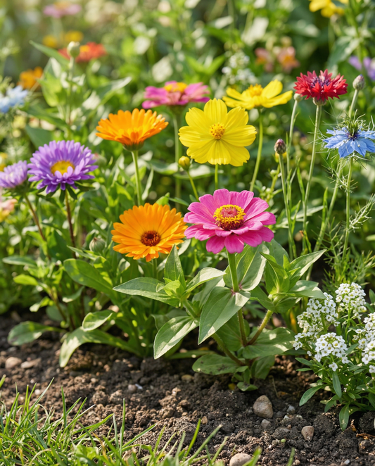 Summerflowers Seeds Mix Annual 250g Pack For Outdoor Sowing