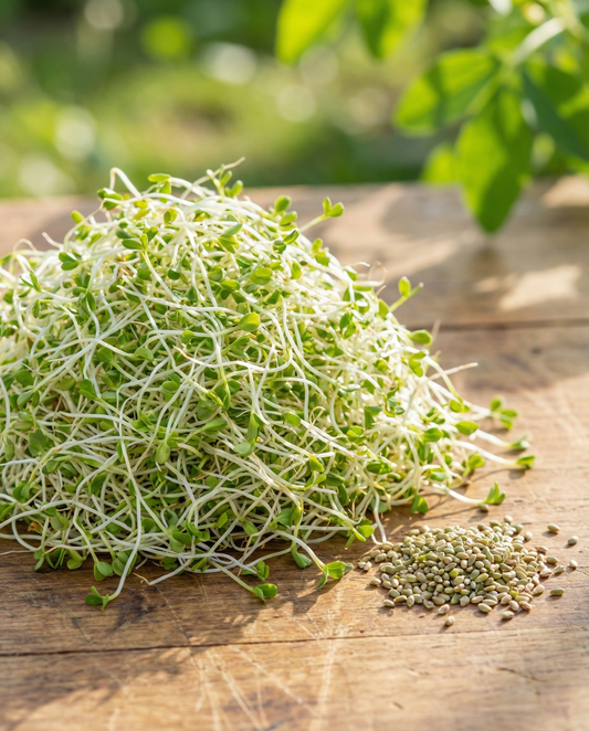 Alfalfa Sprouting Seeds Organic Medicago Sativa 250g Vegetables