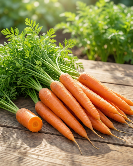 Nantes Carrot Seeds Daucus Carota Summer Variety 25g Pack