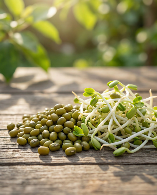 Mung Bean Sprouting Seeds Organic Vigna Radiata 250g Vegetable