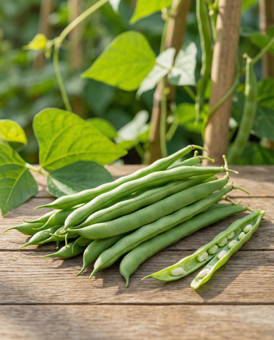 Runner Bean Seeds Emergo Stringless Phaseolus Coccineus Annual 100g