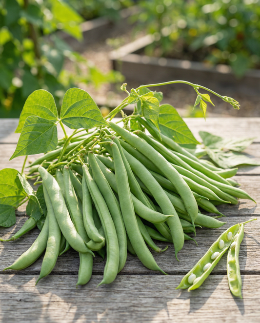 Pole Bean Seeds Overvloed Phaseolus Vulgaris Annual 100g