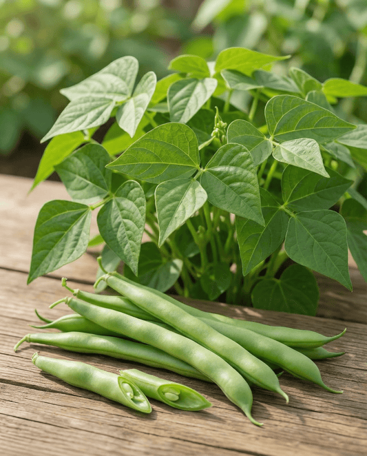 Bush Bean Seeds Odeon Phaseolus Vulgaris Annual 50g